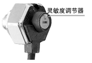 配備靈敏度調節器(反射型、帶動作切換開關的透過型)